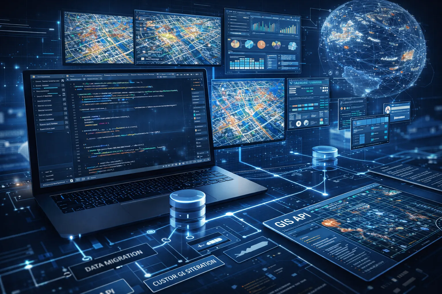 Gostly services team deploying infrastructure sensors